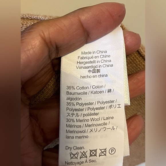 J. Crew Eloise Sweater-Blazer In Tan Size Medium Lighter-weight Cotton Blend - Picture 7 of 10